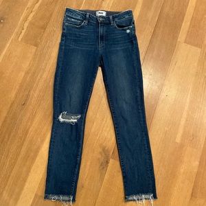 Paige Hoxton Ankle Peg Jeans Size 27